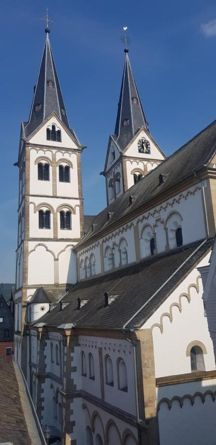 Penthouse Im Historischen Fachwerkhaus Mit Grosser Dachterrasse An Zentralster Lage Боппард Экстерьер фото